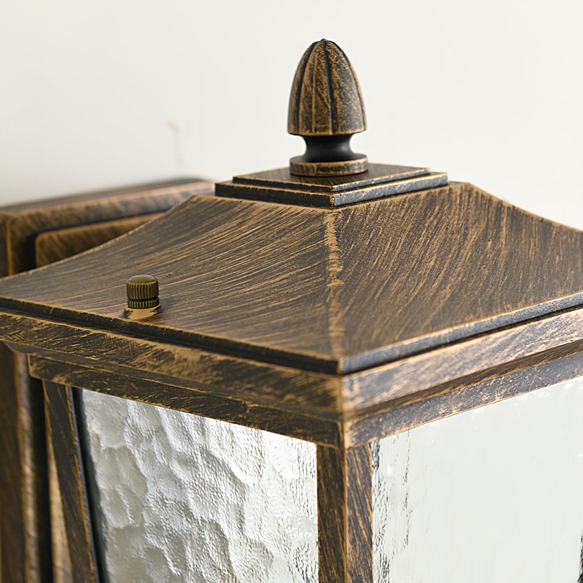 Edwin Birdcage elegantie glas buitenwandlamp