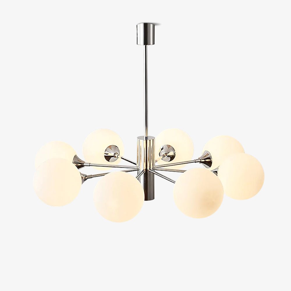 Eirivaria Kroonluchter chroom glas bollen