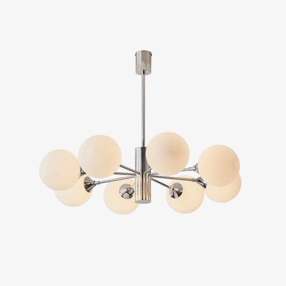 Eirivaria Kroonluchter chroom glas bollen