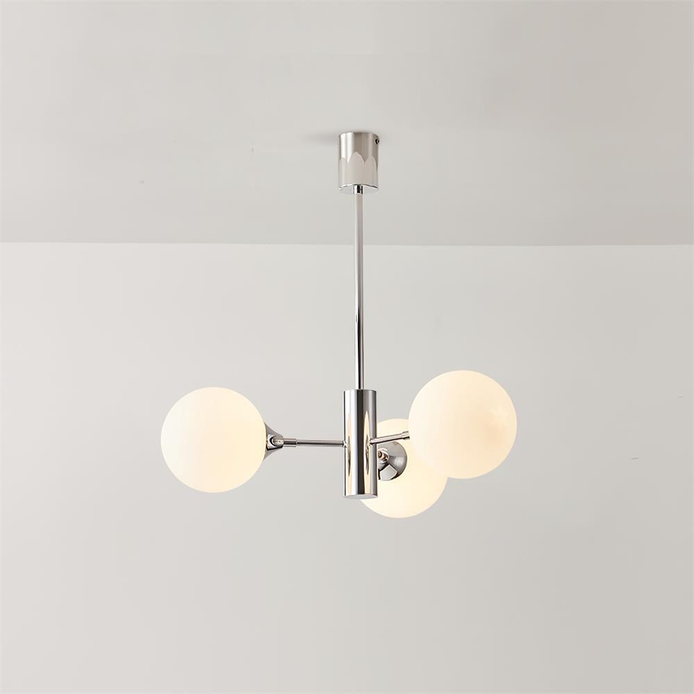 Eirivaria Kroonluchter chroom glas bollen