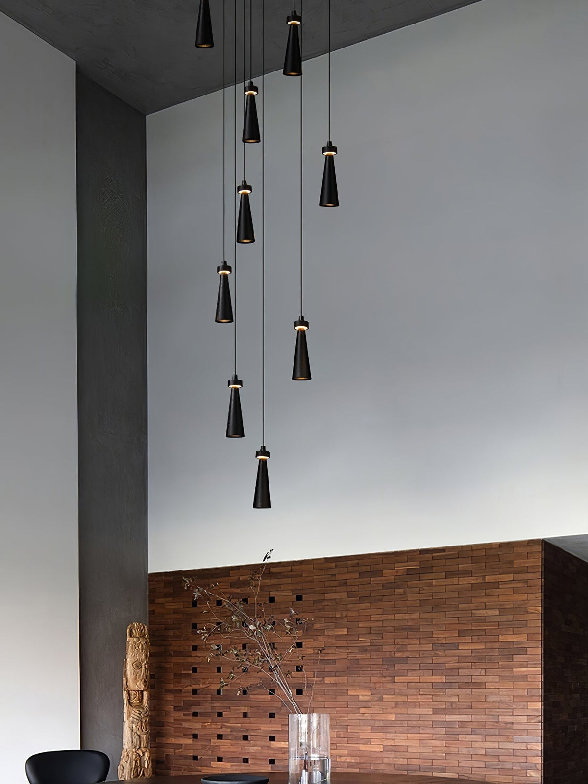 Tesno Minimalistische hanglamp van walnoothout