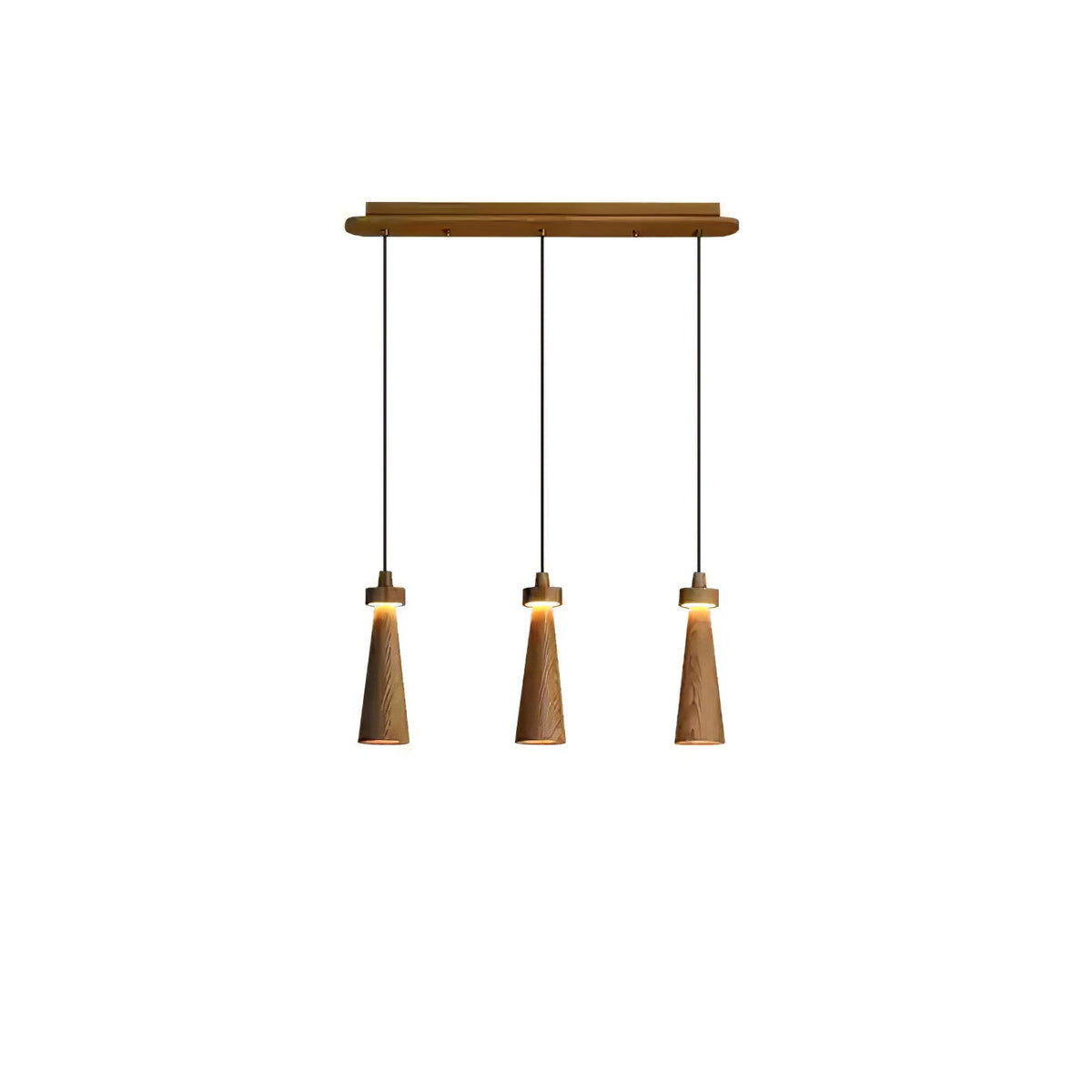 Tesno Minimalistische hanglamp van walnoothout