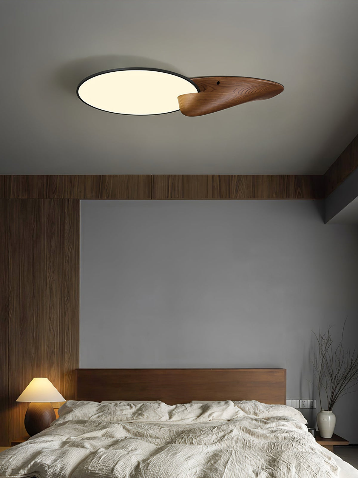 Zovenel Premium elegantie Peak plafondlamp van hout