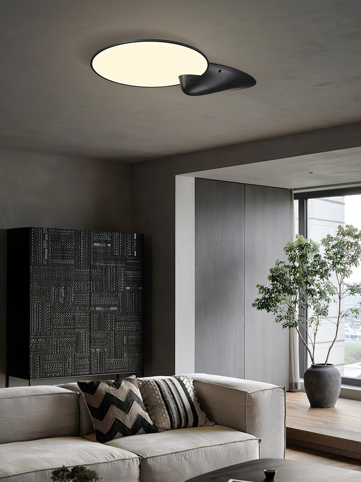 Zovenel Premium elegantie Peak plafondlamp van hout
