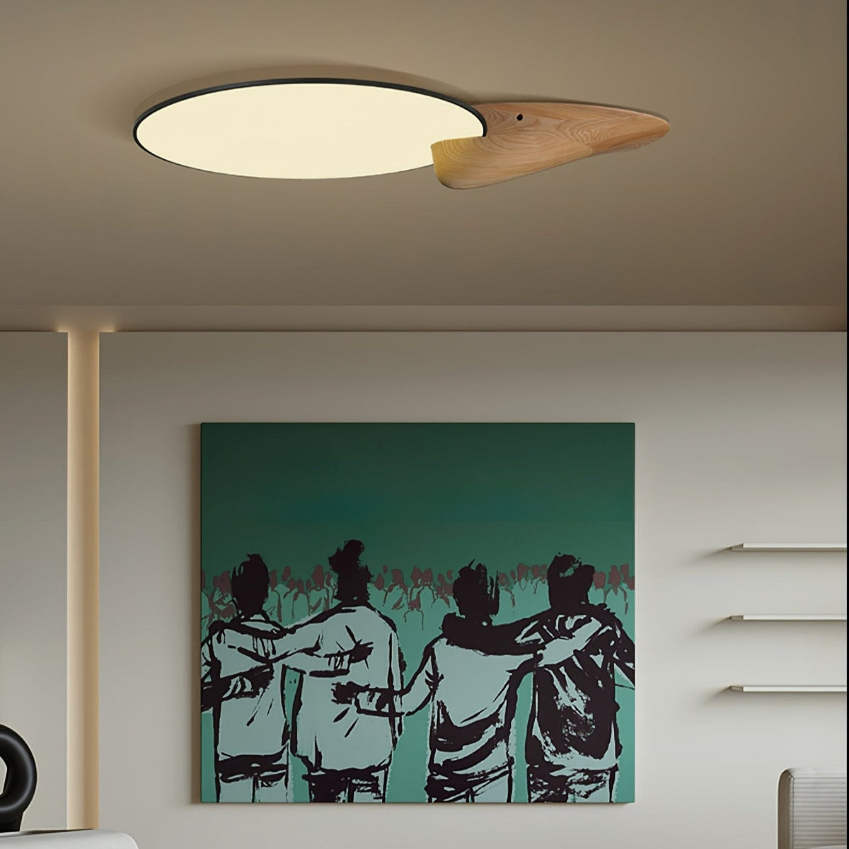 Zovenel Premium elegantie Peak plafondlamp van hout