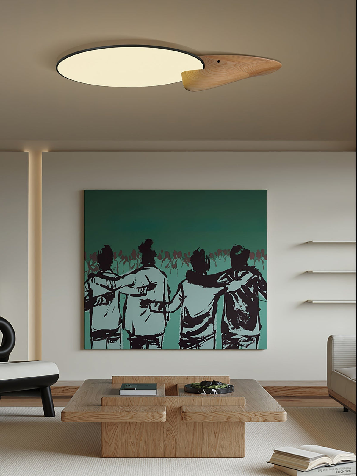 Zovenel Premium elegantie Peak plafondlamp van hout