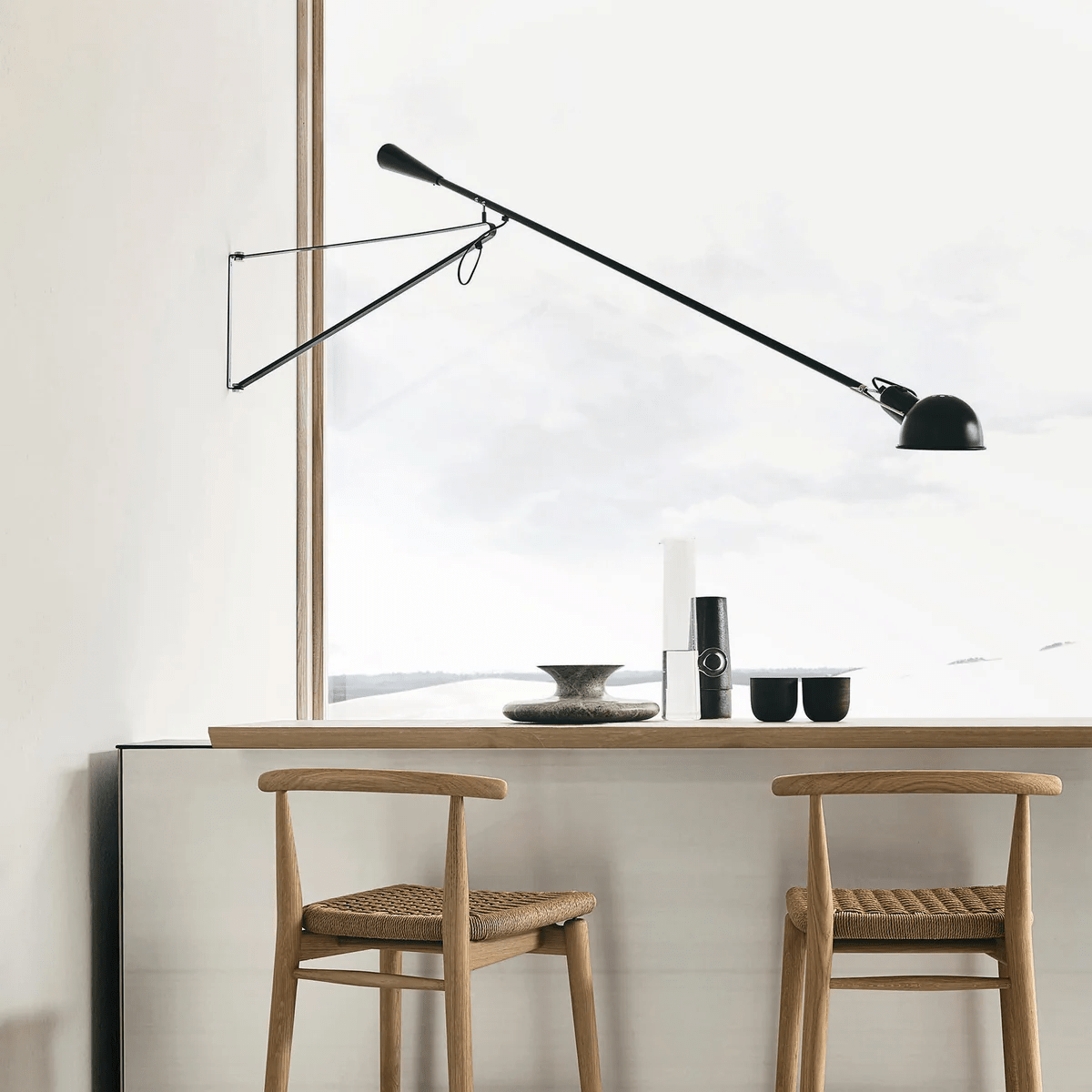 Vellaro lange schuifarm wandlamp