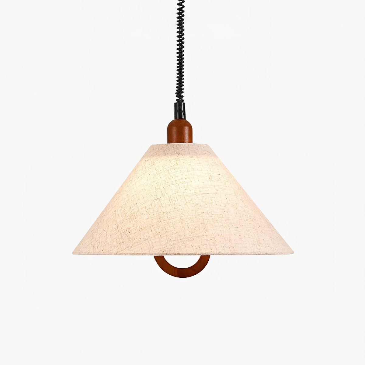 Alcaria Premium Noordse kunst stoffen hout hanglamp