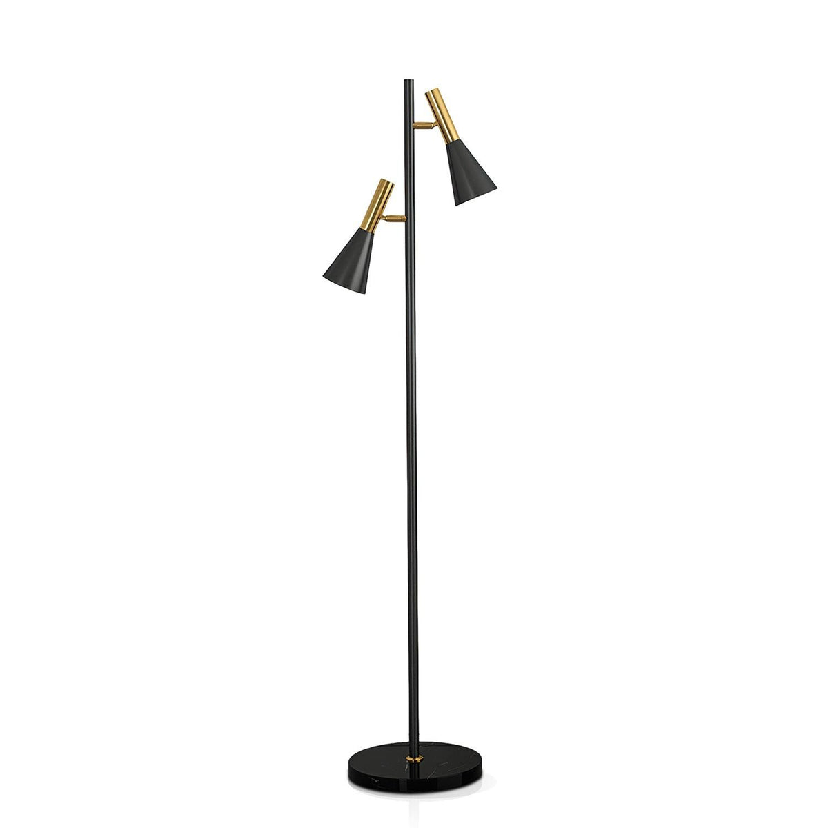 Aricel vloerlamp met marmeren kap