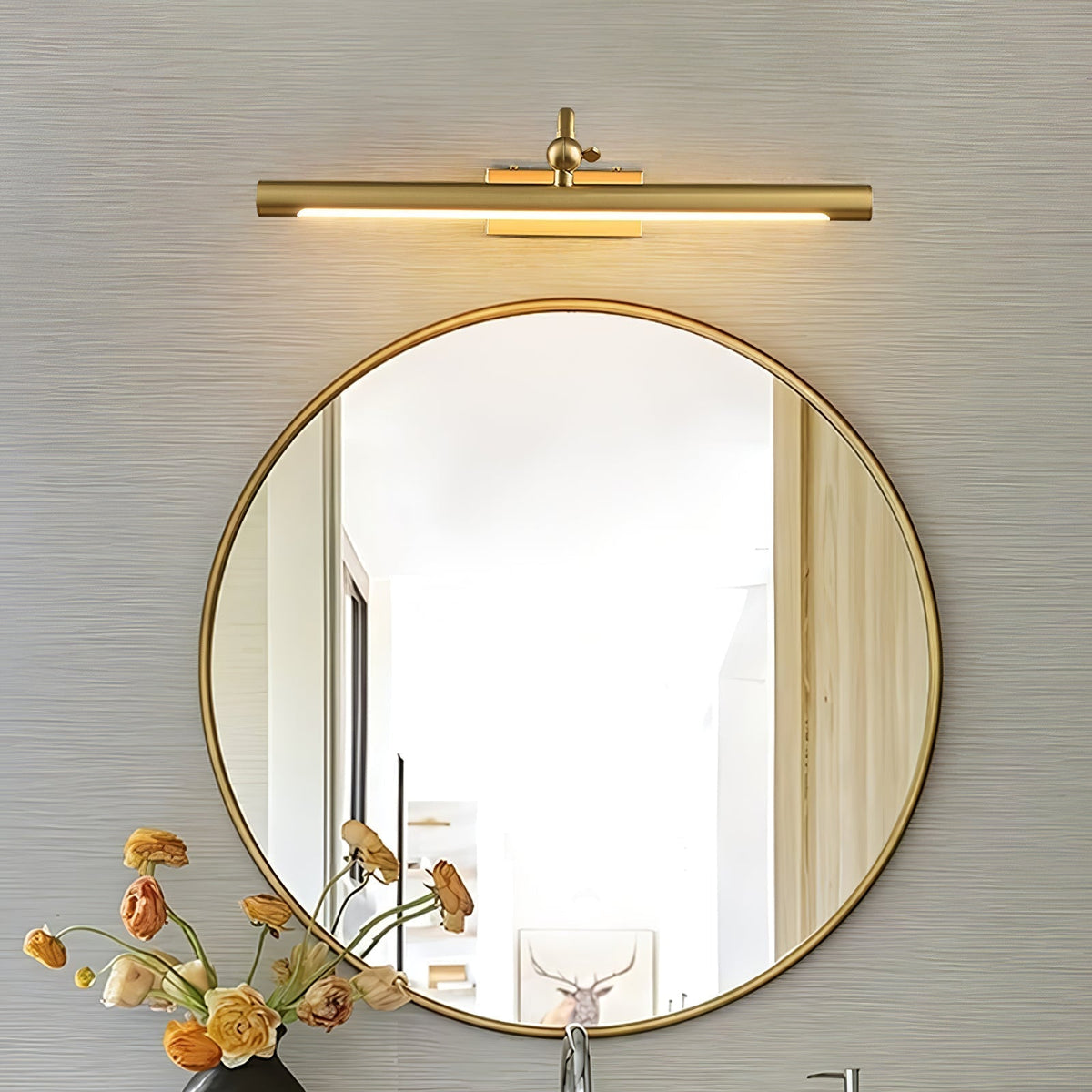 Ryvel wandlamp Goud