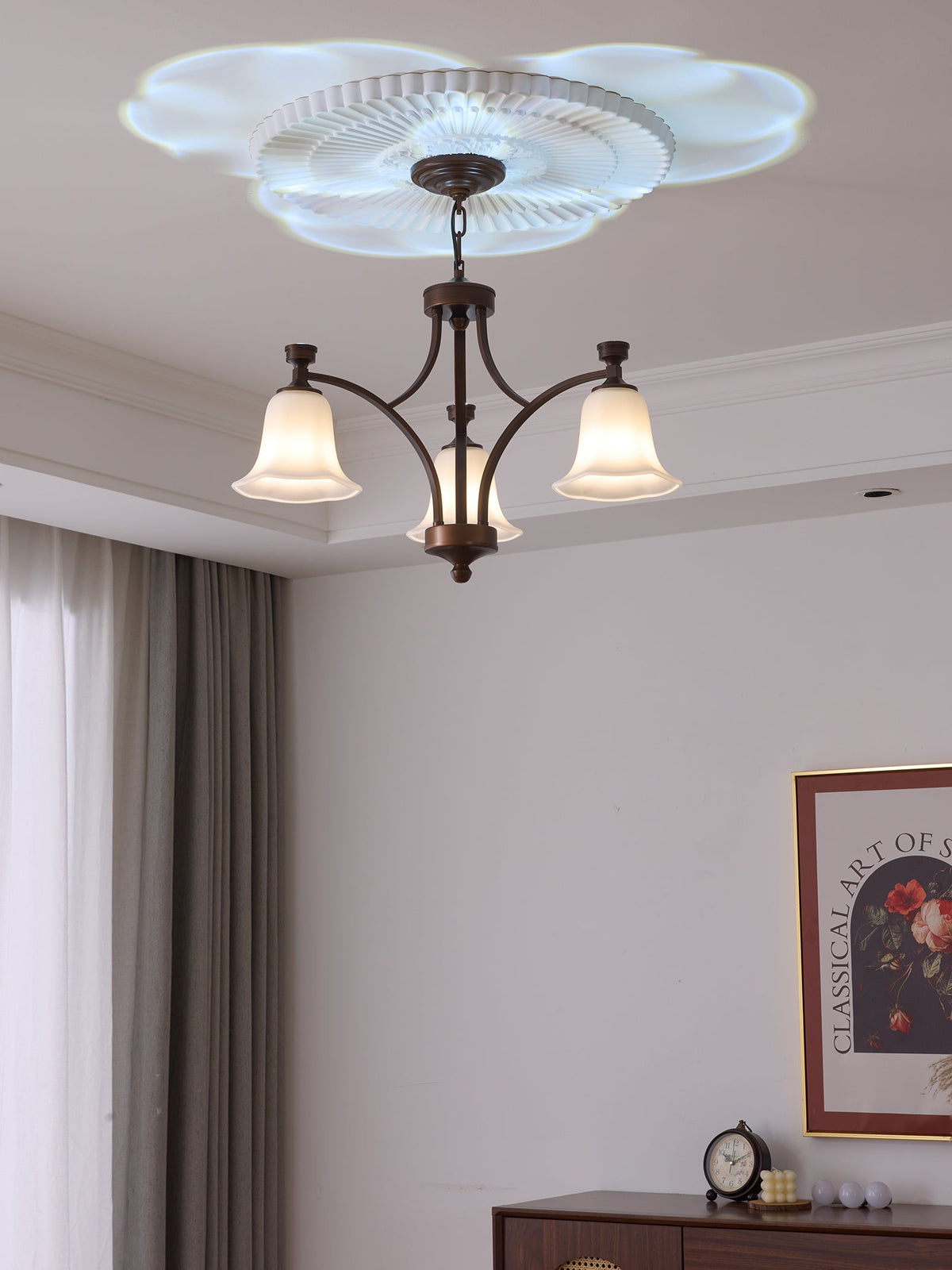 Viloros Traditionele Premium Kroonluchter met Glazen Bellen