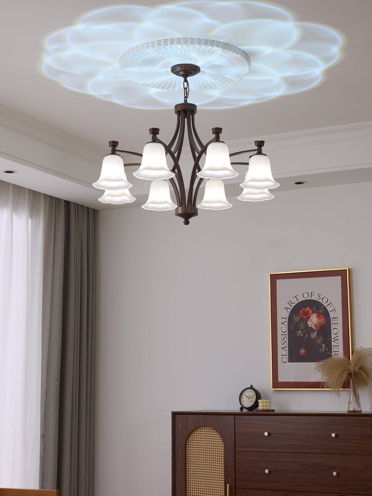 Viloros Traditionele Premium Kroonluchter met Glazen Bellen