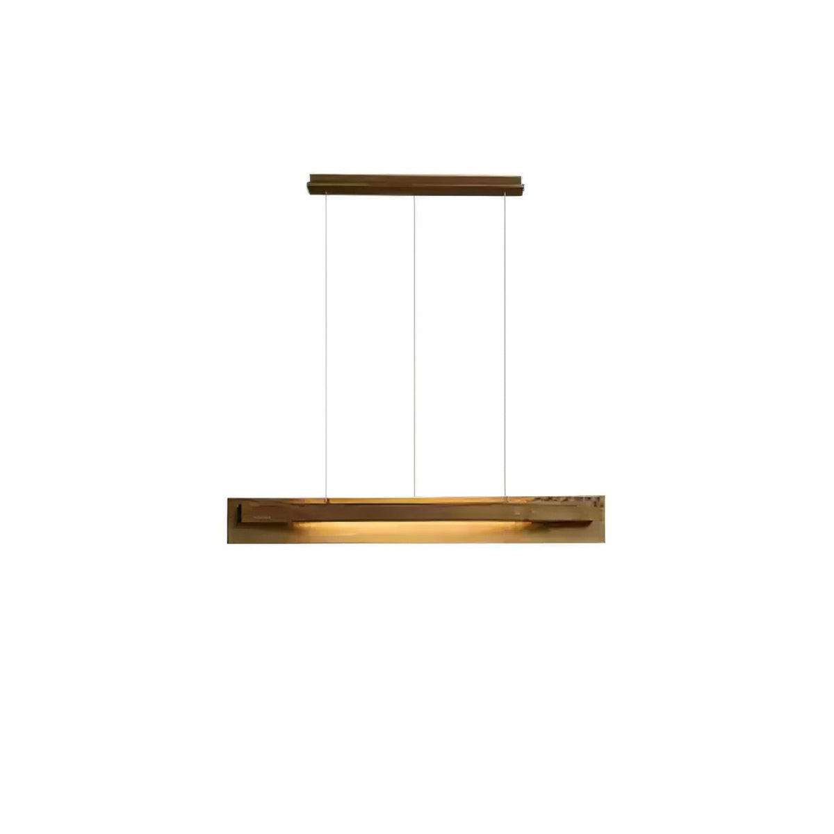 Zaraeyra Minimalistische hanglamp van walnoothout