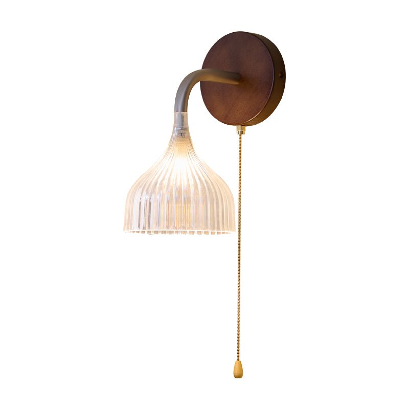 Cimararae elegantie klassieke Houten wandlamp