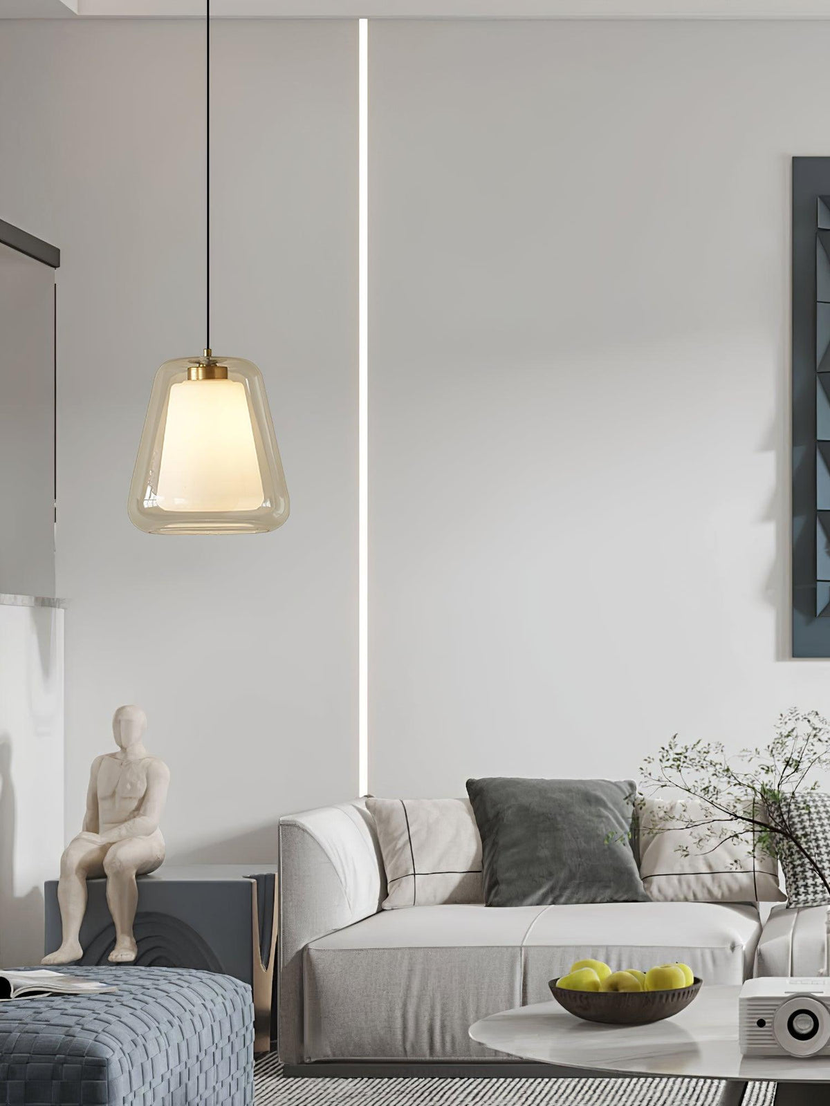 Ate Goud eigentijdse hanglamp Contemporain