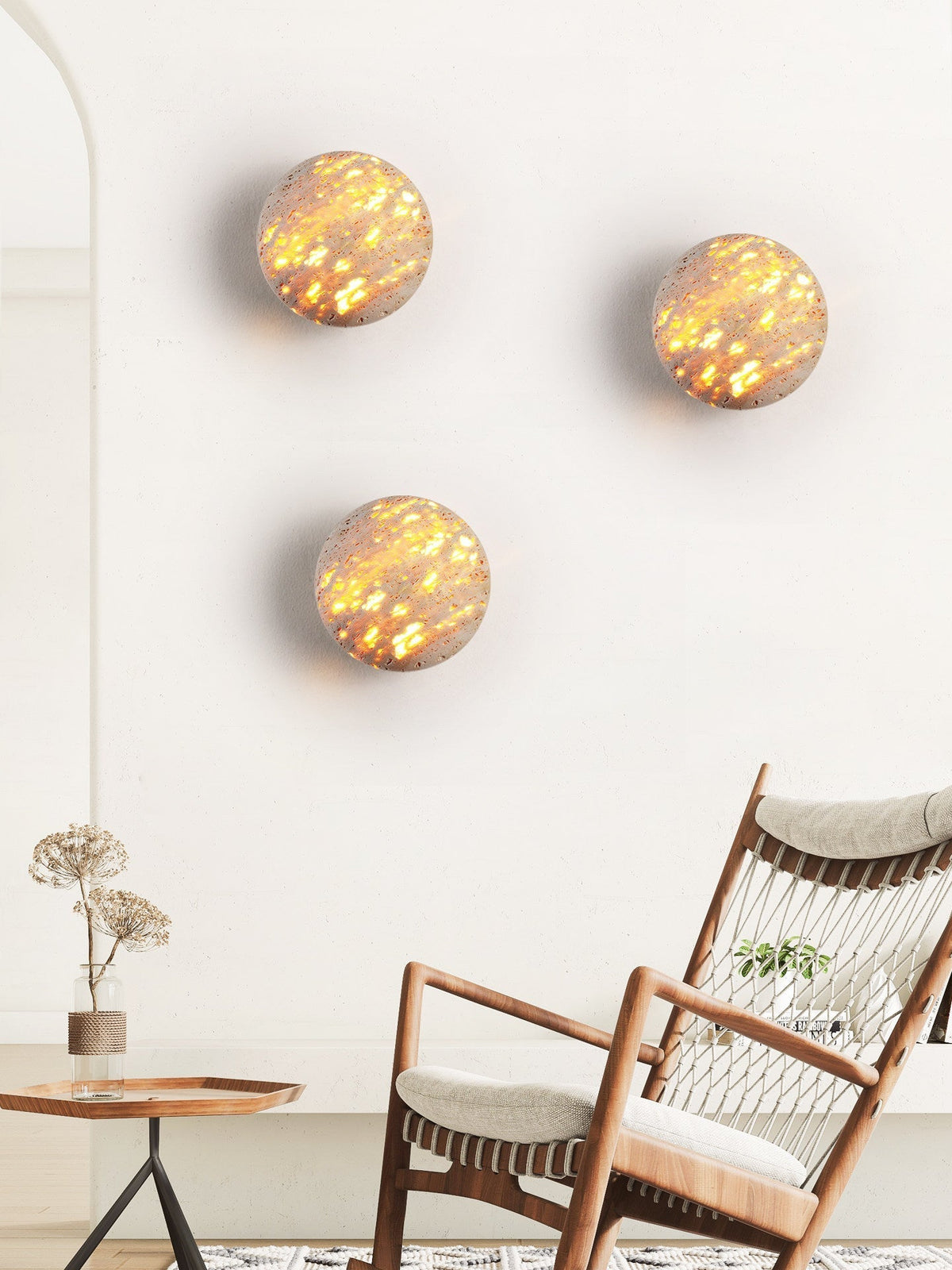 Petaina Luma Stone wandlamp