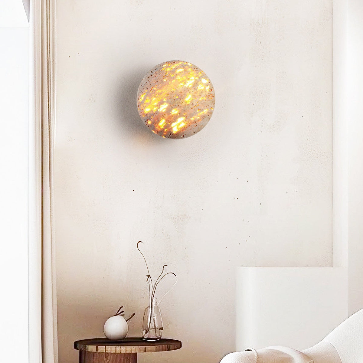 Petaina Luma Stone wandlamp