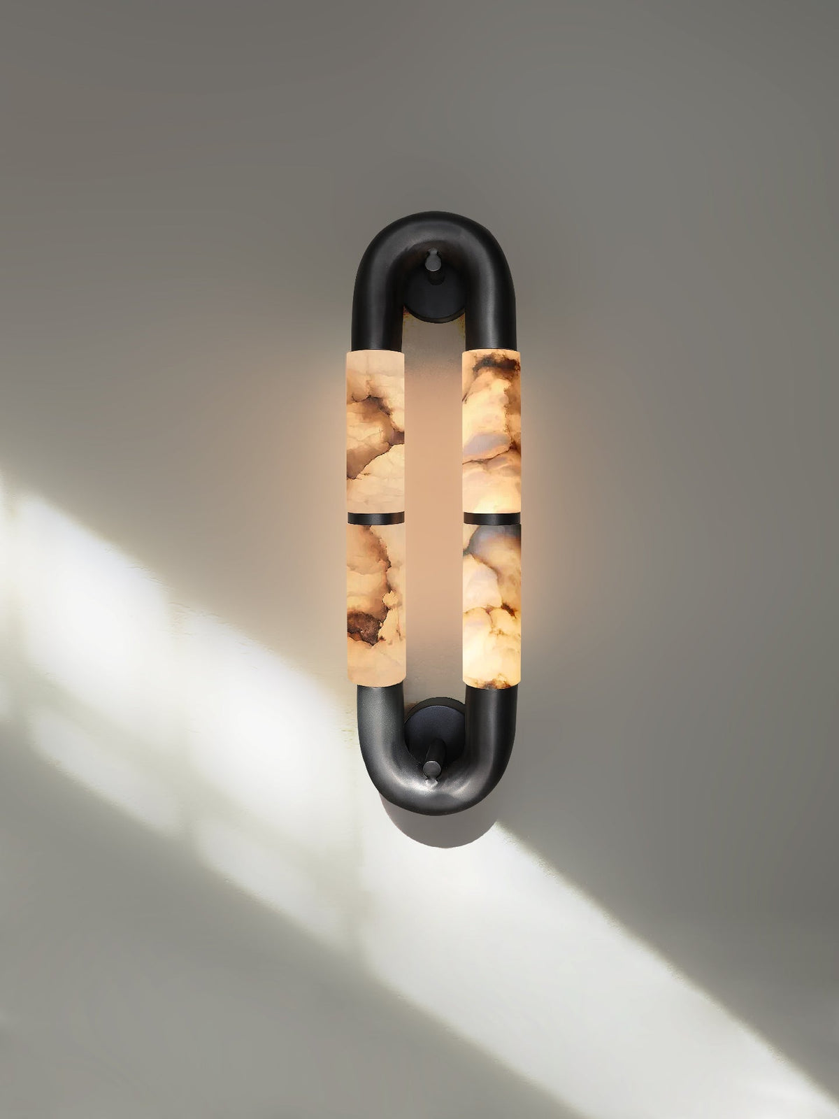 Gloxa Arc Twin albasten wandlamp