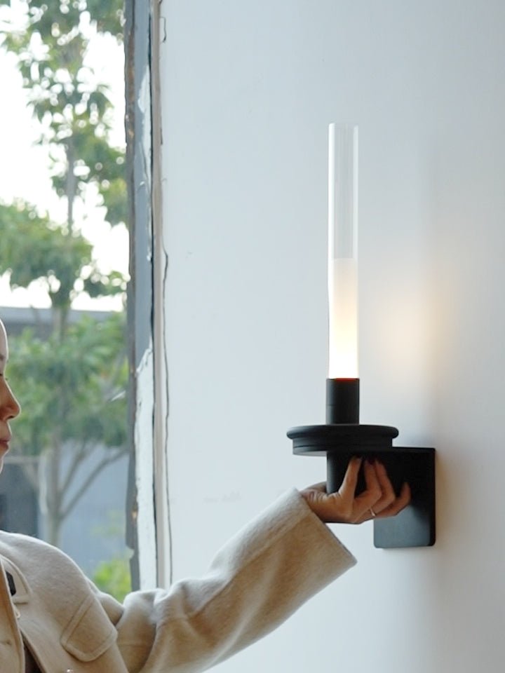 Ripz Stem oplaadbare wandlamp van glas