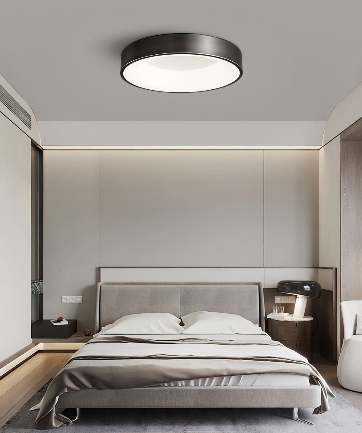 Zetheos Moderne minimalistische plafondlamp van messing