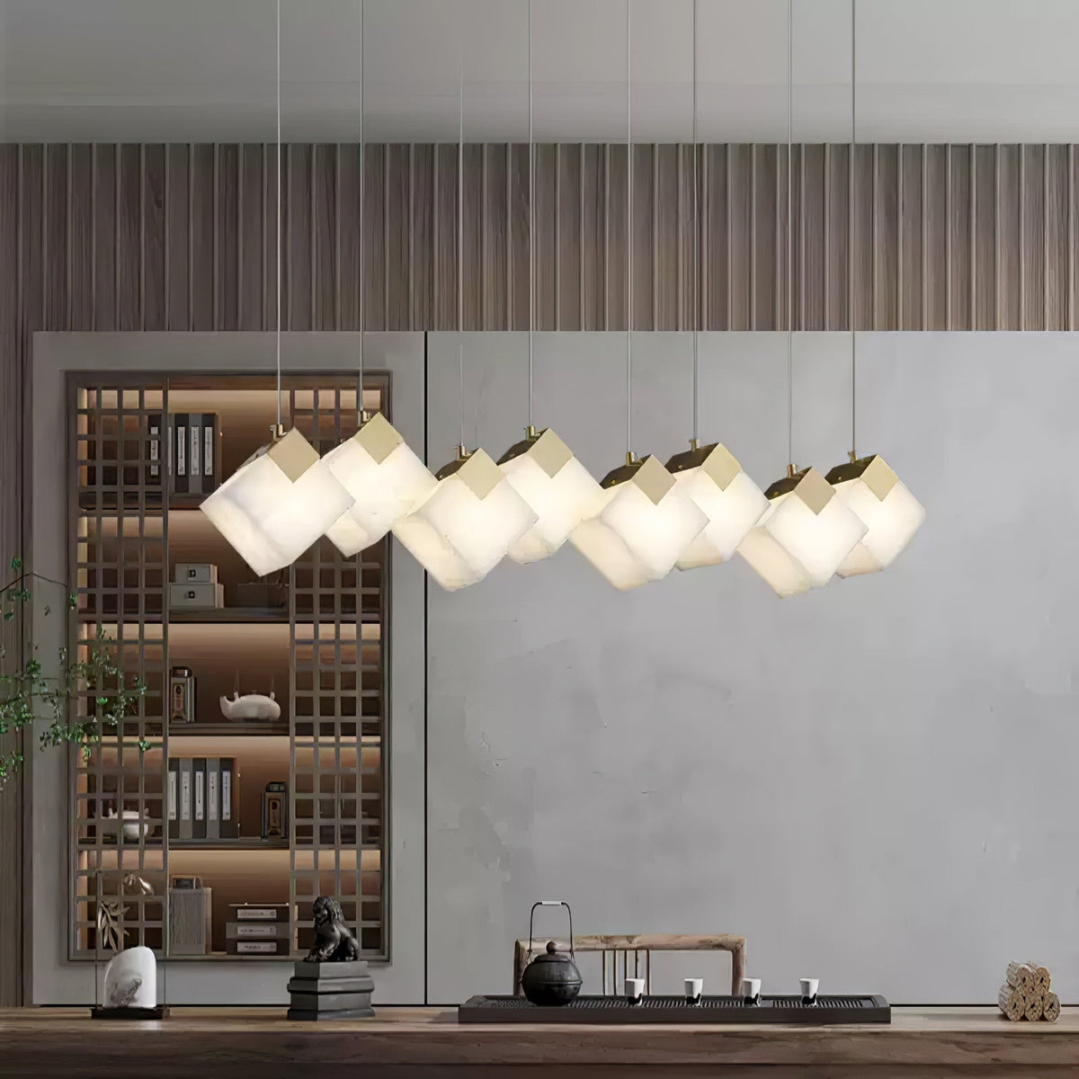 Vevariel Linear albasten hanglamp