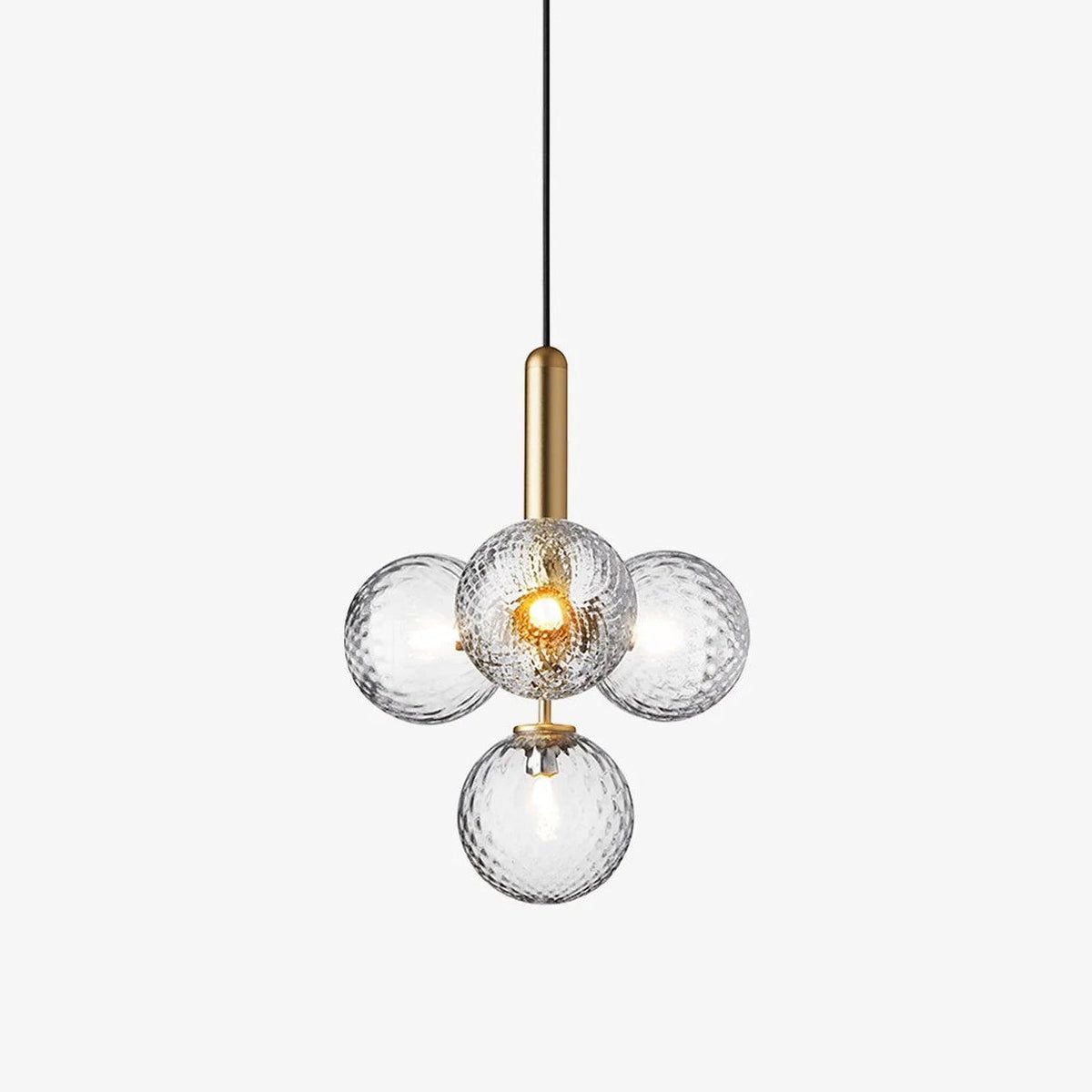 Lioraraya hanglamp met klassieke industriële stijl in glas