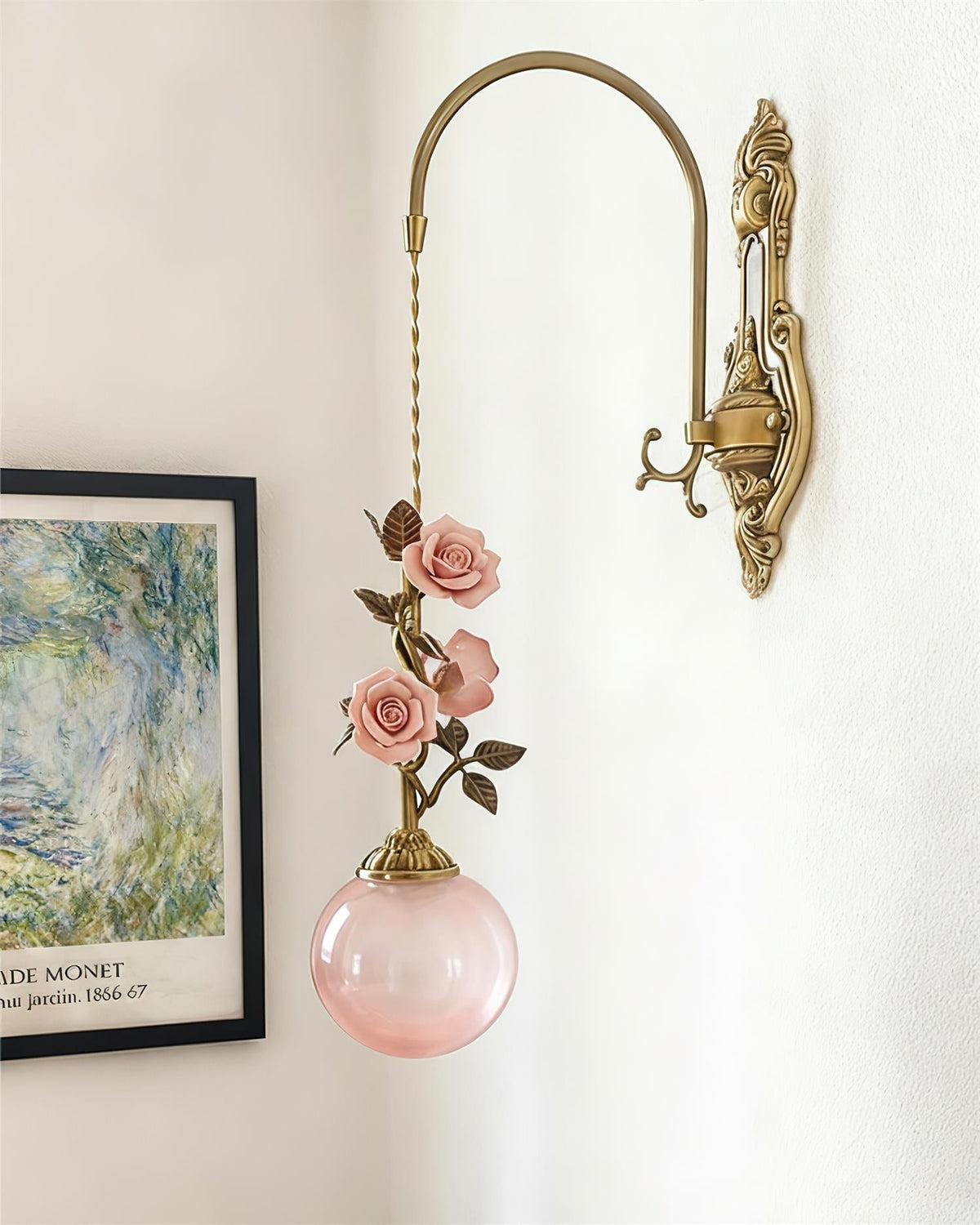 Roseline wandlamp