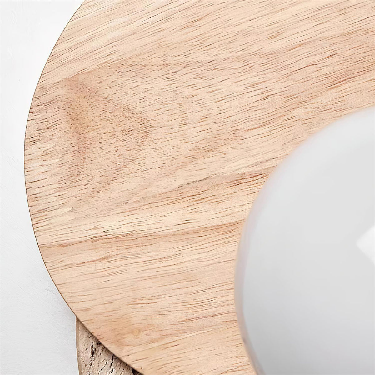 Otale Overlapping-Disc travertin wandlamp Met Stekker