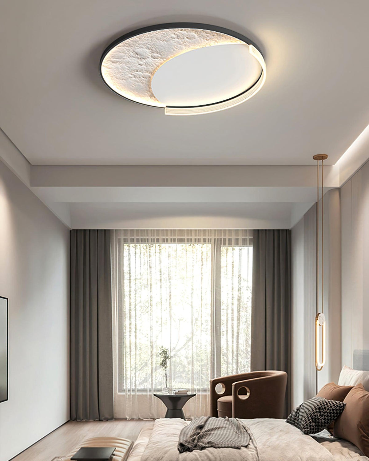 Syvine Noordse kunst Lunar LED plafondlamp