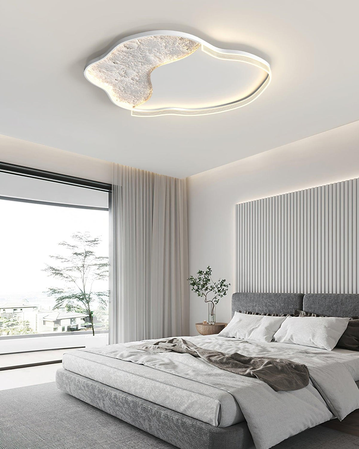 Syvine Noordse kunst Lunar LED plafondlamp