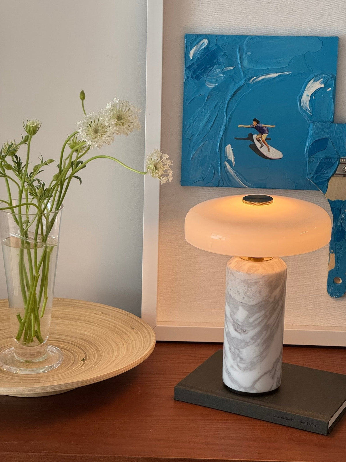Ryvek moderne tafellamp van marmer