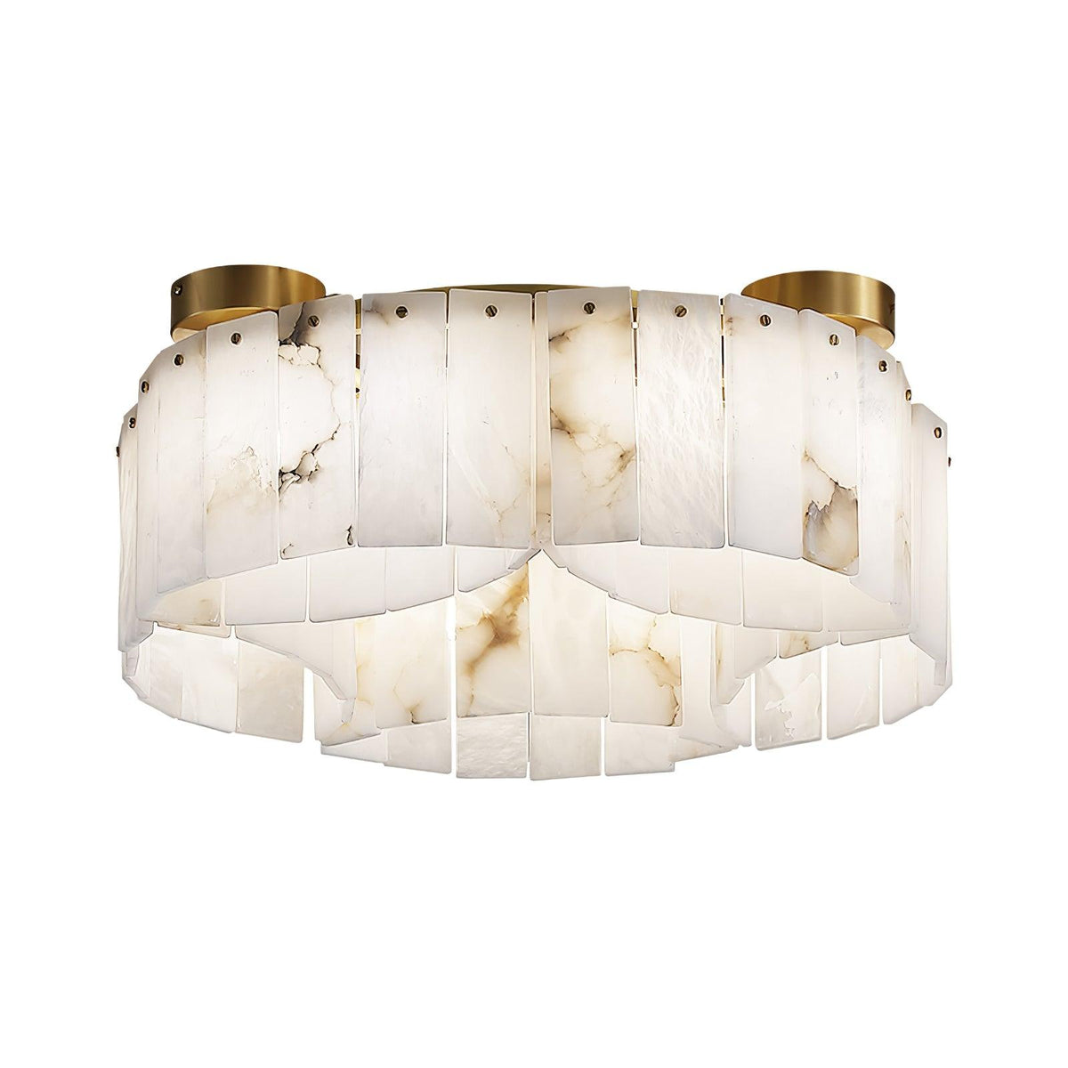 Selene albasten plafondlamp