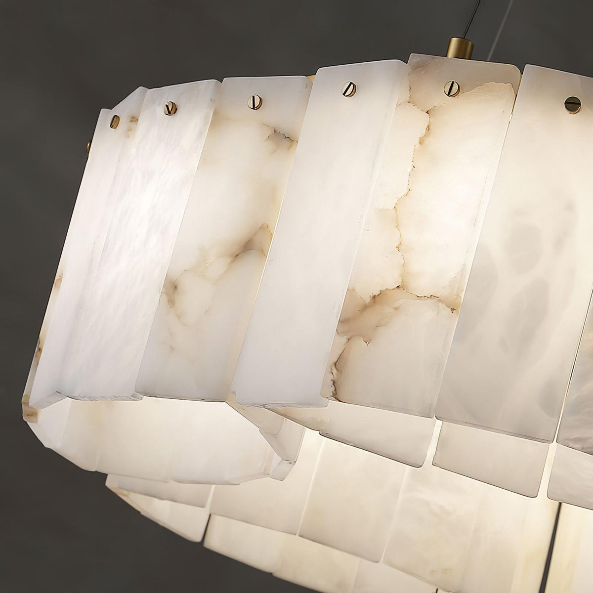Selene albasten plafondlamp