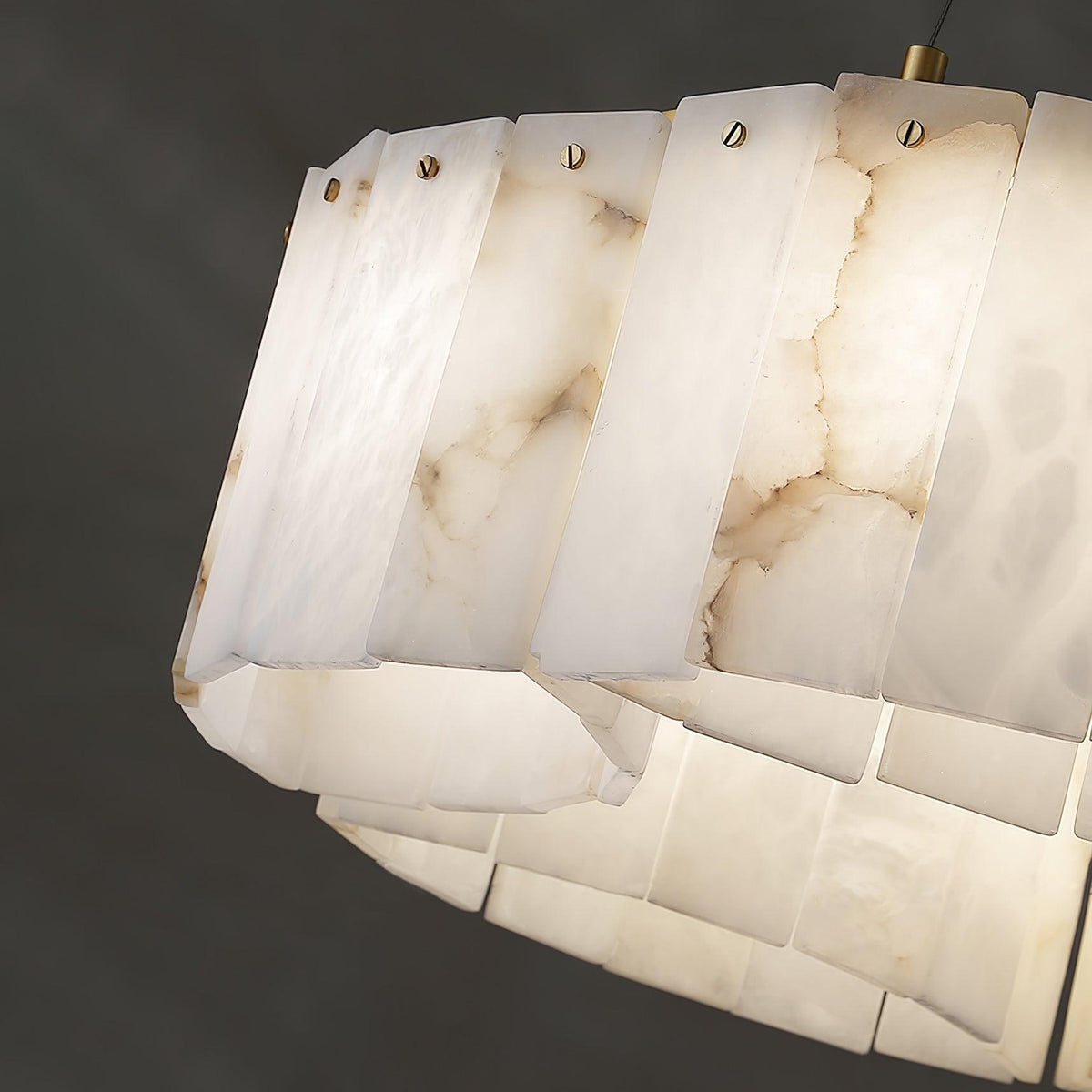 Selene albasten plafondlamp