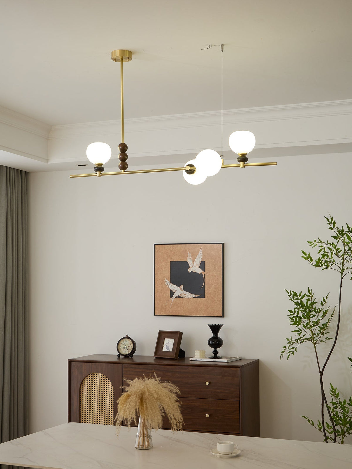 Sylivia Vintage hanglamp van hout