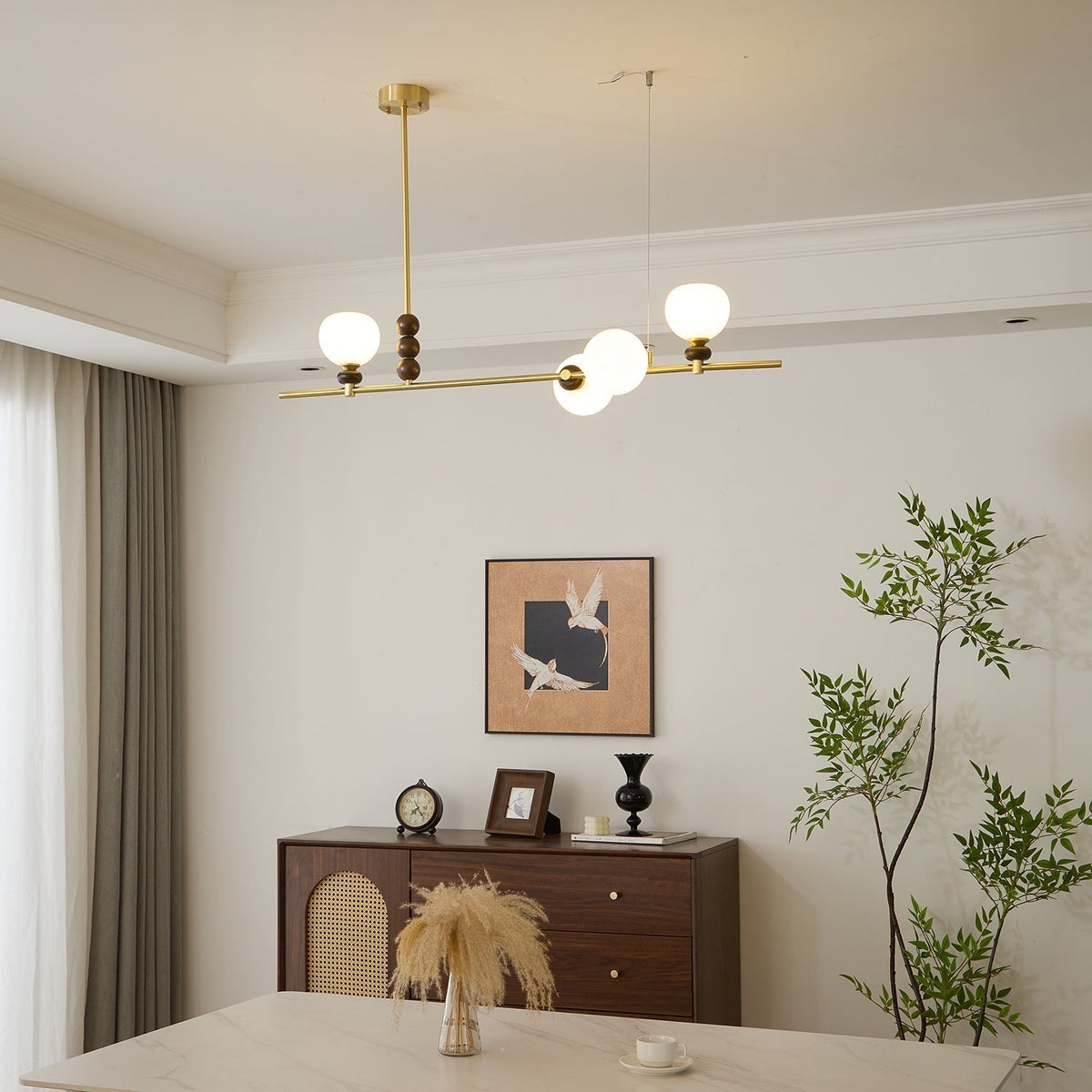 Sylivia Vintage hanglamp van hout