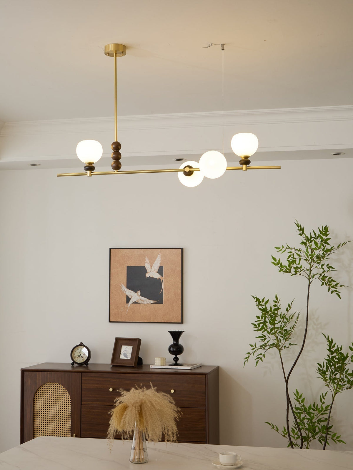 Sylivia Vintage hanglamp van hout