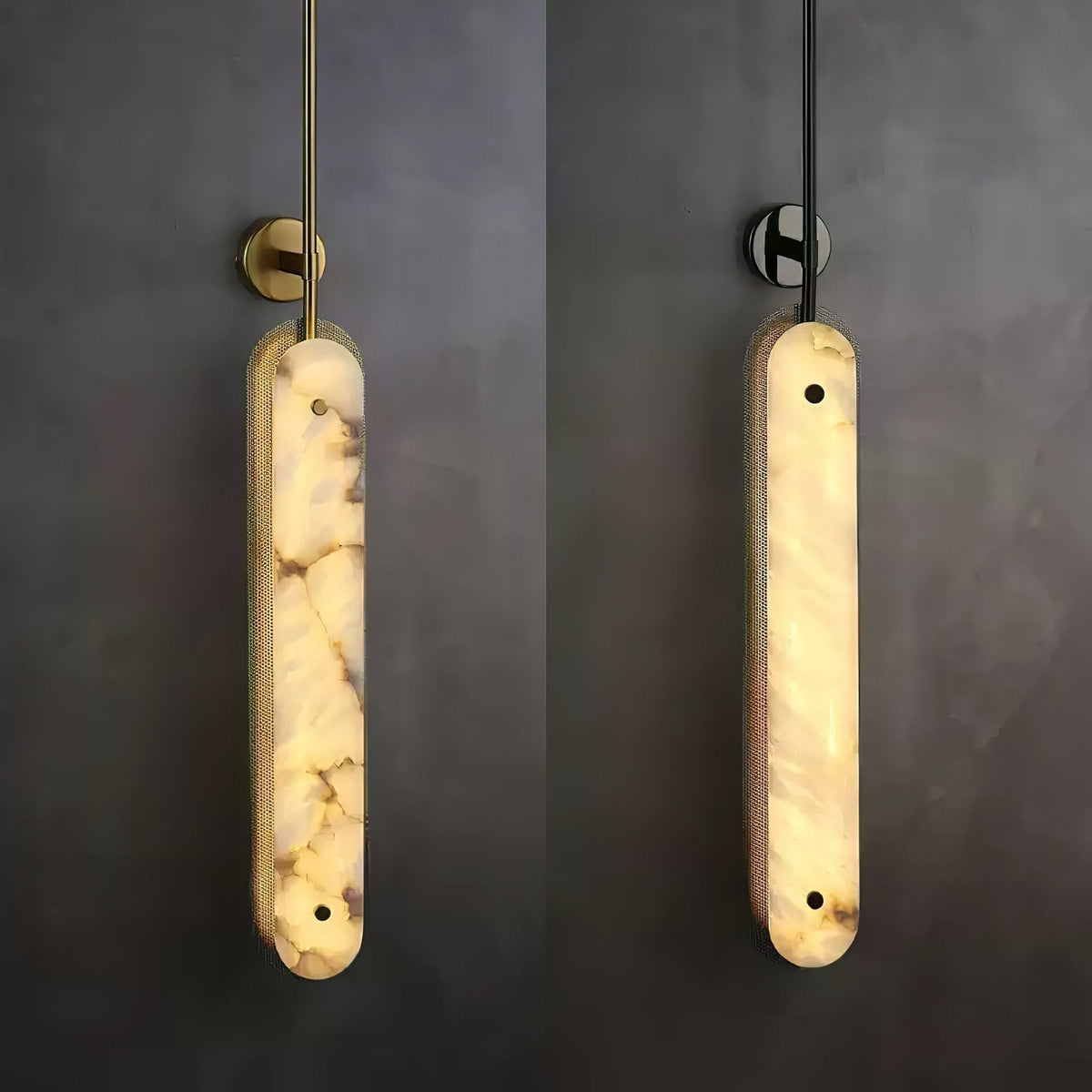 Ilaeir verticaal Albast Hanglamp