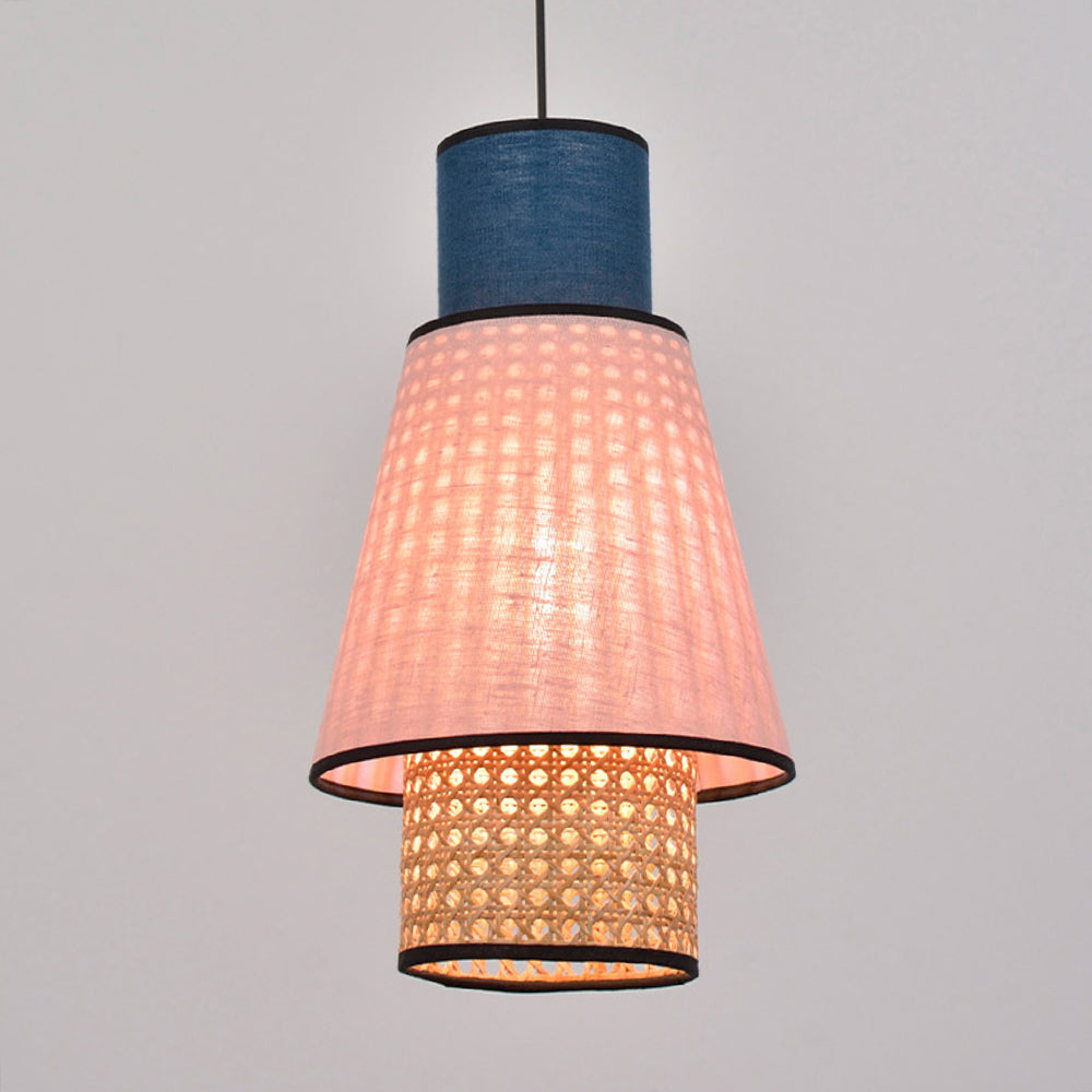 Ritta Vintage LED Hanglamp Roze Acryl Metaal Eetkamer Slaapkamer