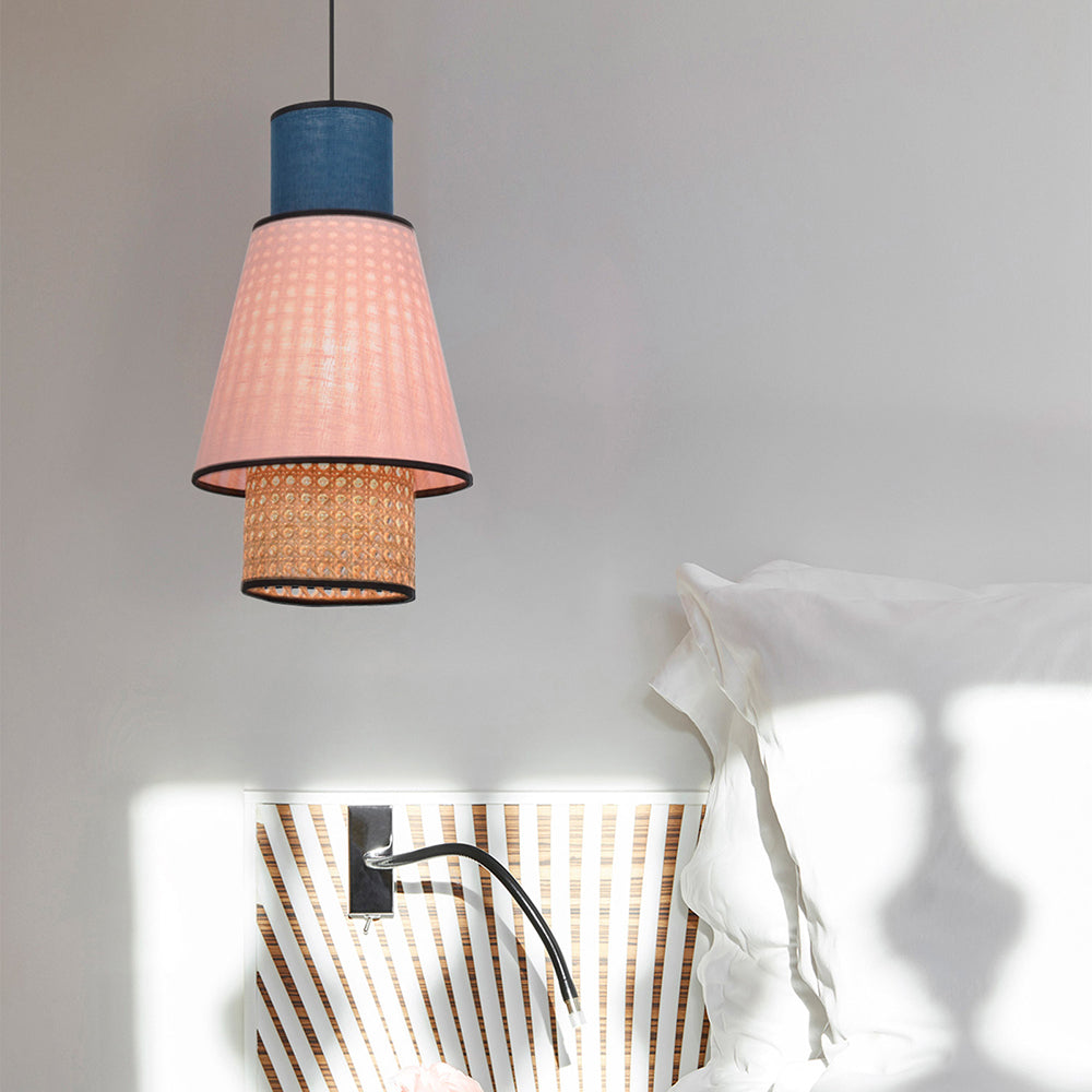 Ritta Vintage LED Hanglamp Roze Acryl Metaal Eetkamer Slaapkamer