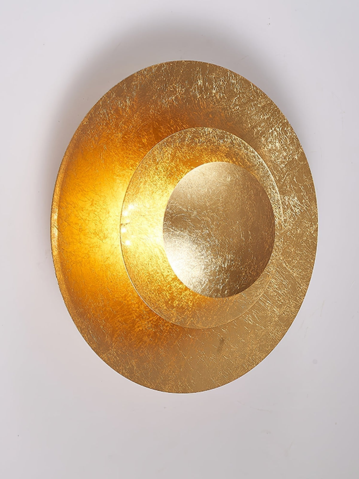 Solaris Vintage goudkleurige folie wandlamp