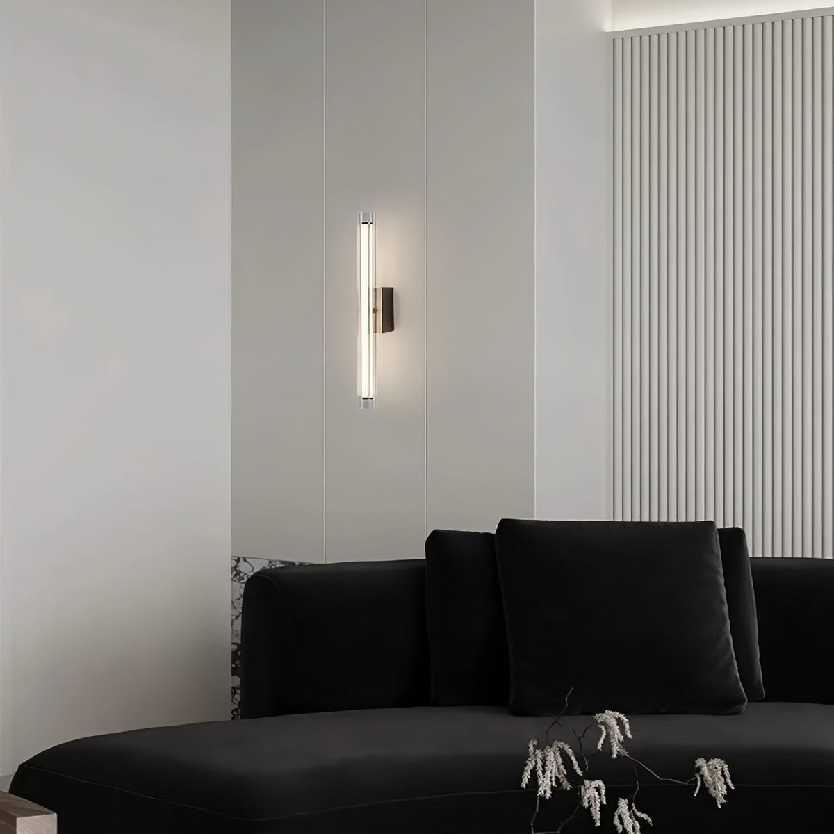 Corv wandlamp met glas in moderne stijl