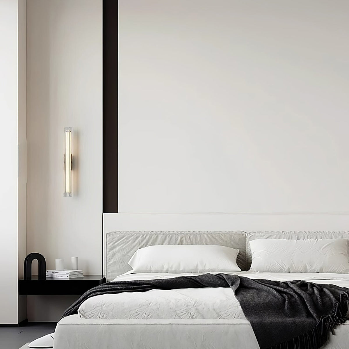 Corv wandlamp met glas in moderne stijl