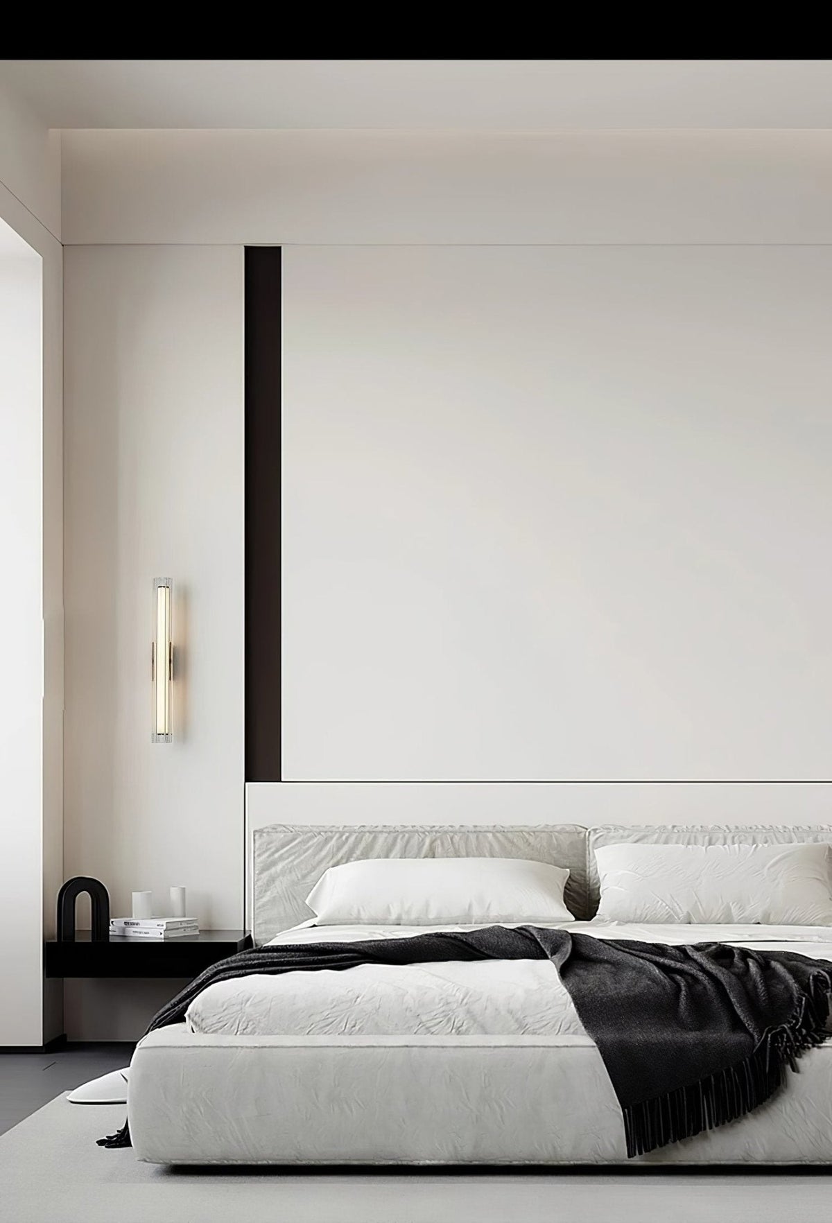 Corv wandlamp met glas in moderne stijl