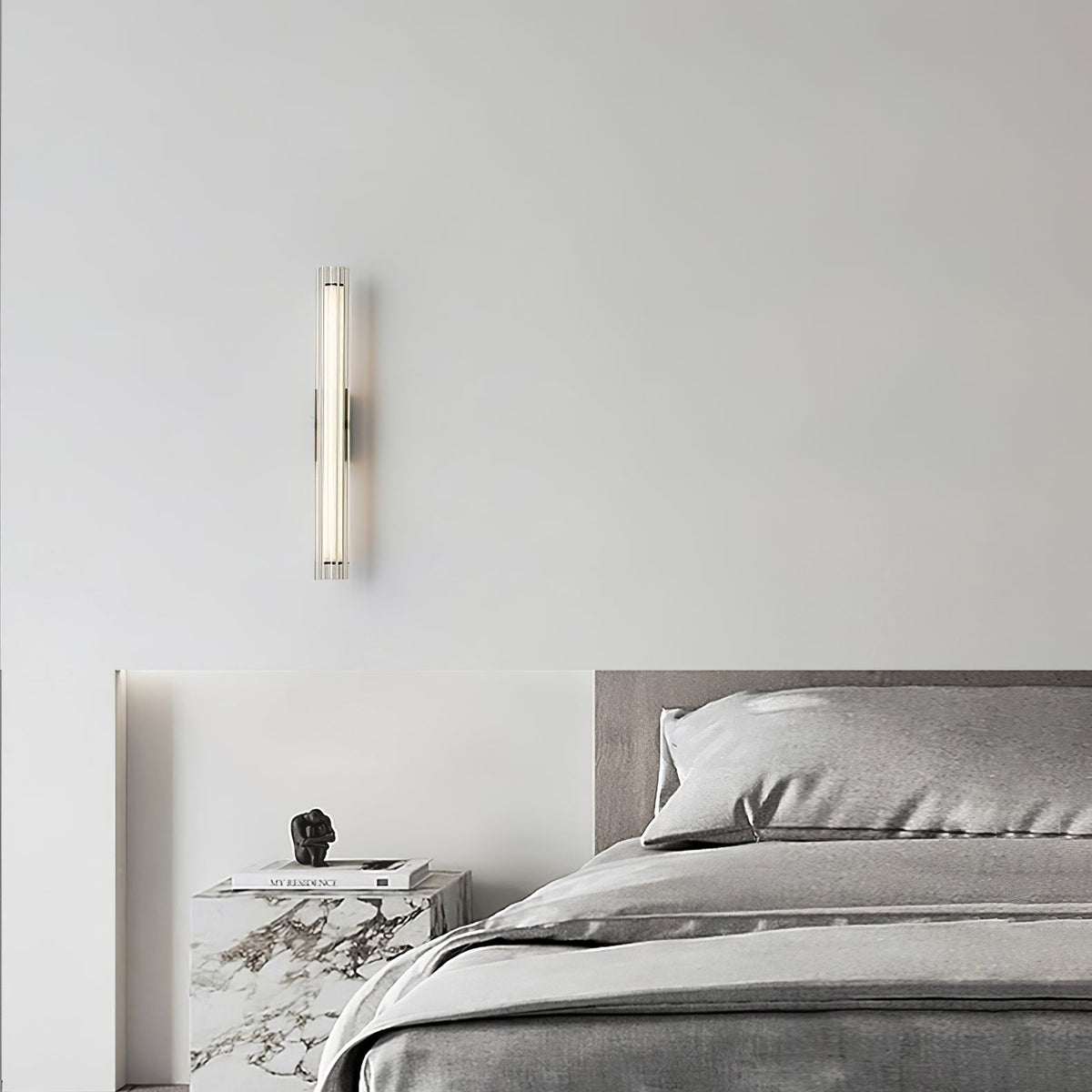 Corv wandlamp met glas in moderne stijl