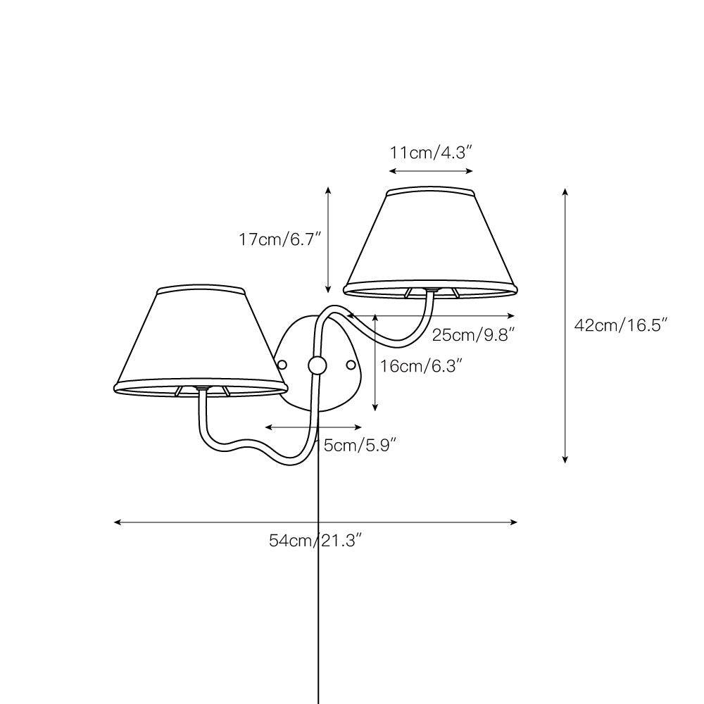Miranella wandlamp