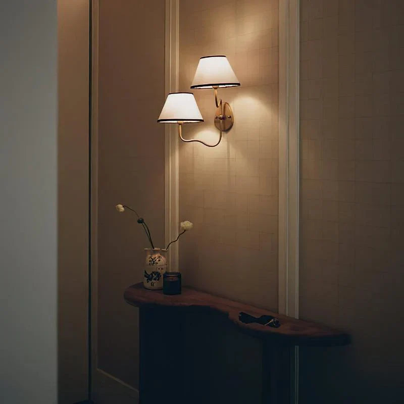 Alessio Vintage Klassiek Metaal Wandlamp Slaapkamer Woonkamer