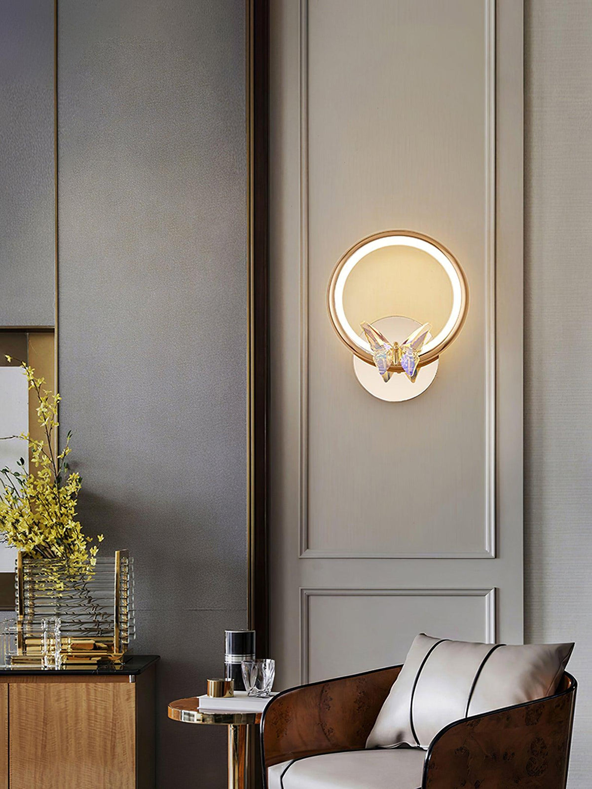 Ersoren Magic Butterfly kristal wandlamp