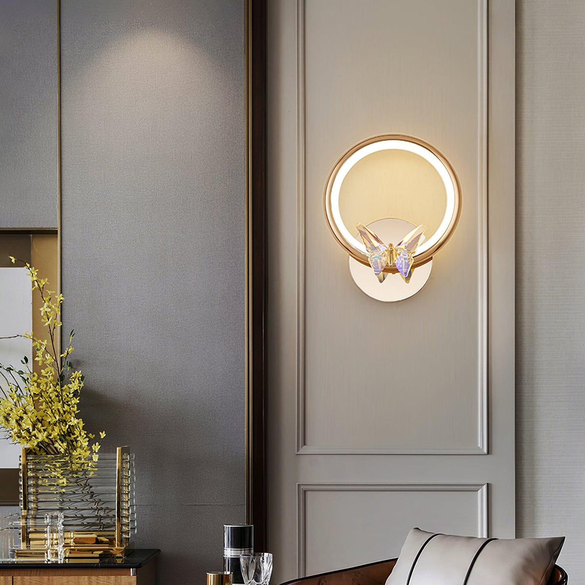 Ersoren Magic Butterfly kristal wandlamp
