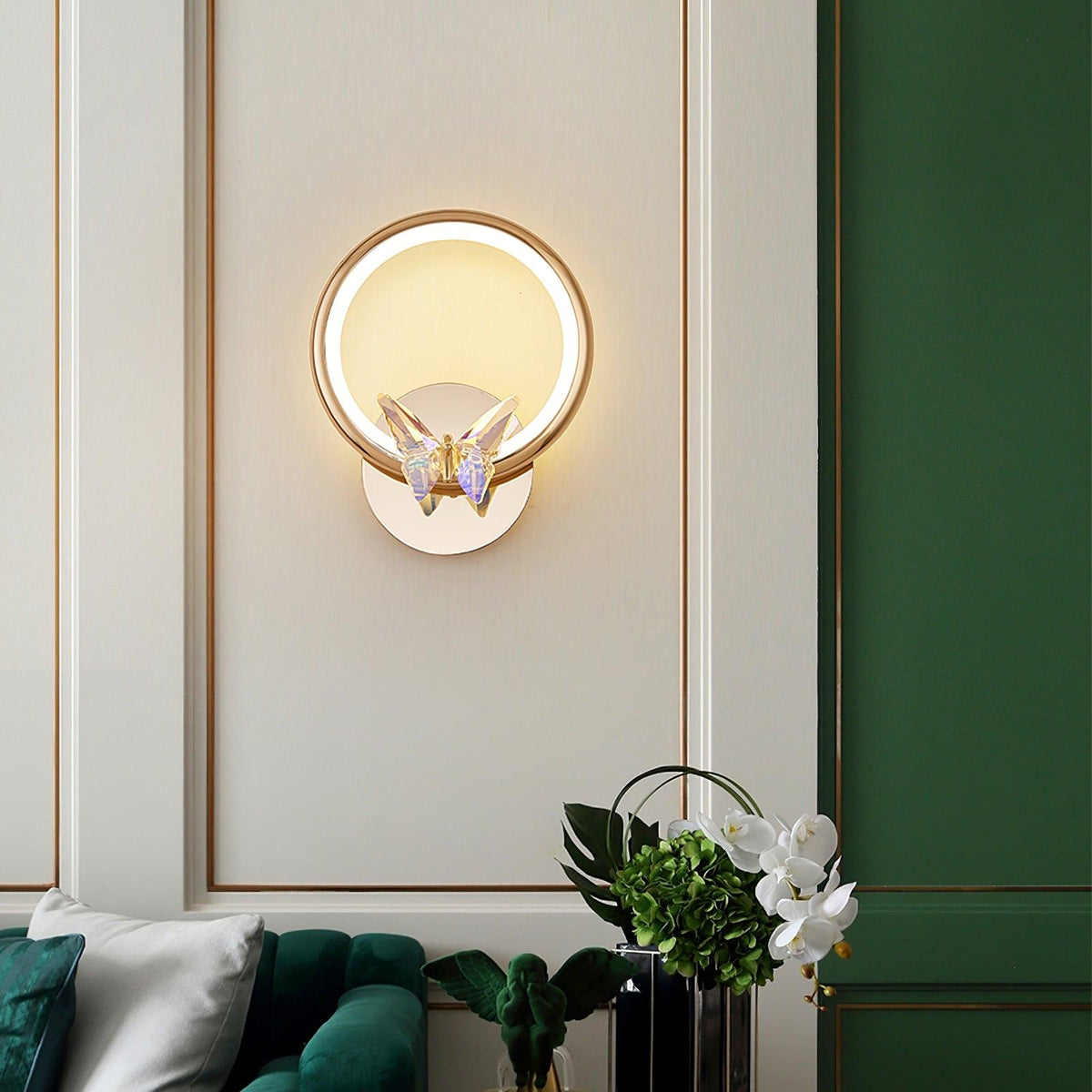 Ersoren Magic Butterfly kristal wandlamp